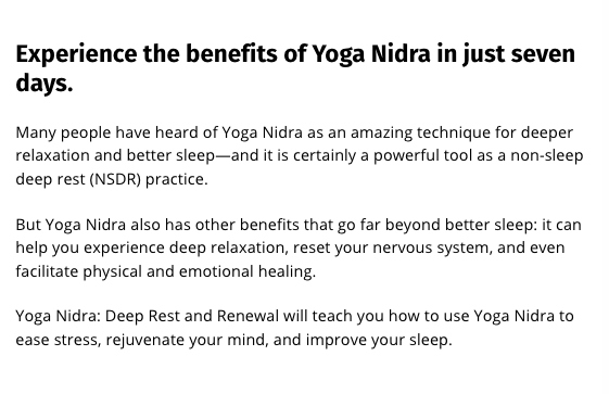 Yoga Nidra: Deep Rest and Renewal  image