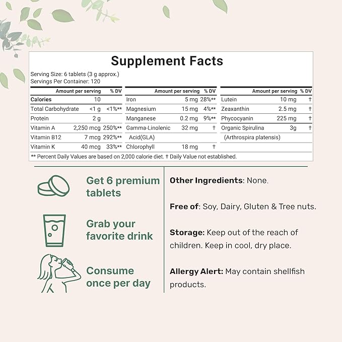 Organic Spirulina Supplement image