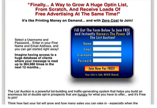 List Auction image