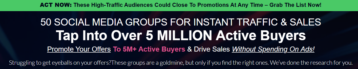 50 High Traffic FB Groups image