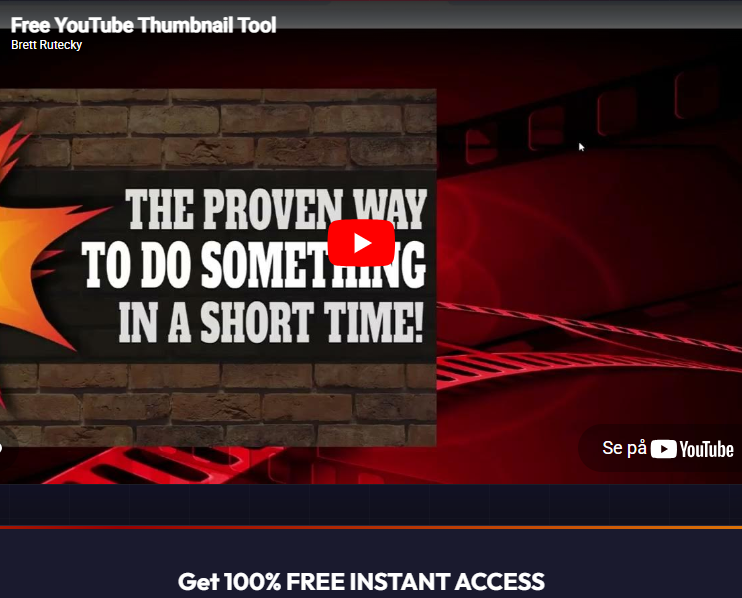 Free YoutubeTthumbnail Tool